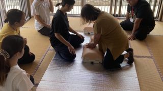 心肺蘇生法の講習を受講